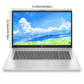 HP Notebook 17.3" FHD Business Laptop, AMD Ryzen 5 7430U, 32GB RAM, 2TB SSD, AMD Radeon Graphics, Wi-Fi 6, Windows 11 Home