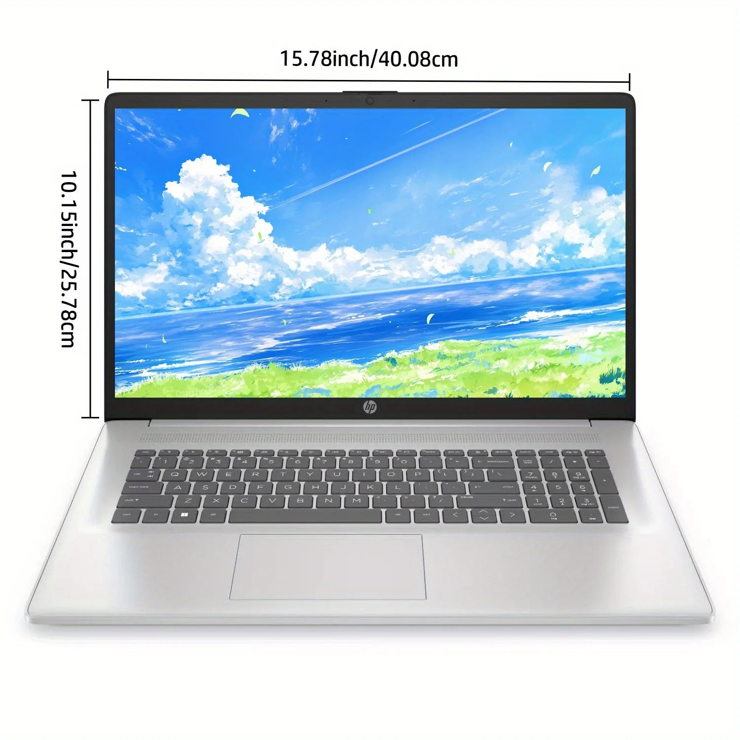 HP Notebook 17.3" FHD Business Laptop, AMD Ryzen 5 7430U, 32GB RAM, 2TB SSD, AMD Radeon Graphics, Wi-Fi 6, Windows 11 Home