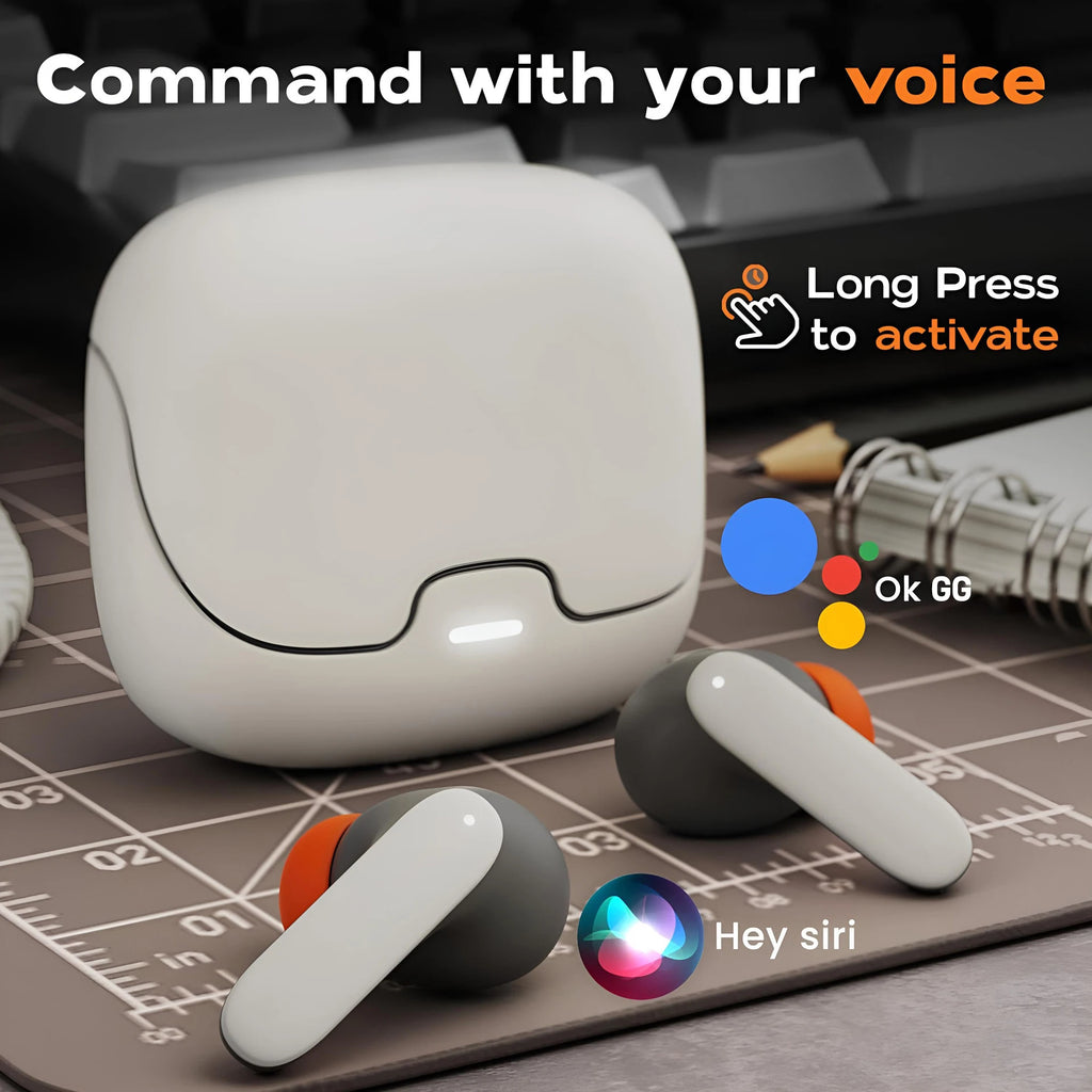 TWS Wireless Earphones 5.4 Bluetooth Ultra-low Latency Dual Microphone ENC Noise Cancelling