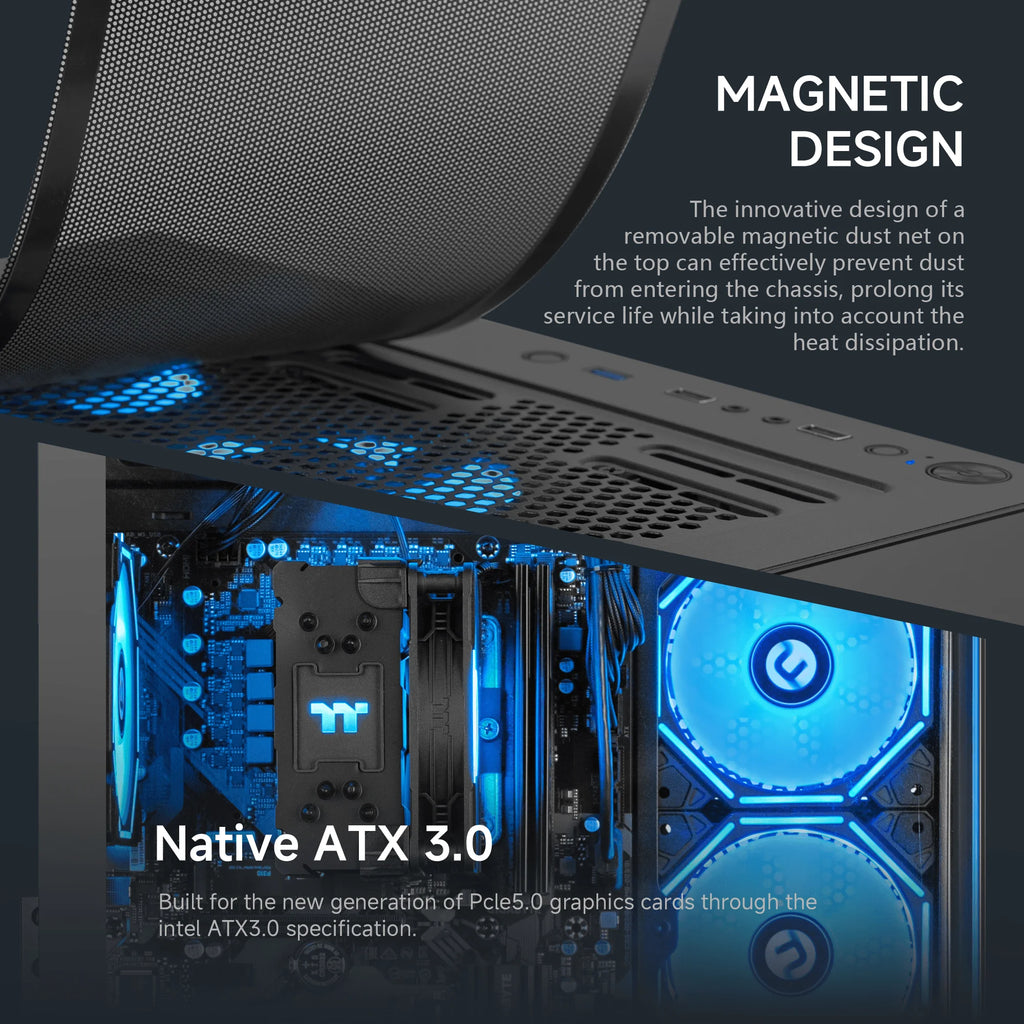 Ningmei Lumishore Gaming Pc Amd Ryzen 7 5700g 16Gb Ram 1Tb Ssd Wifi Windows 11 Gaming Pc