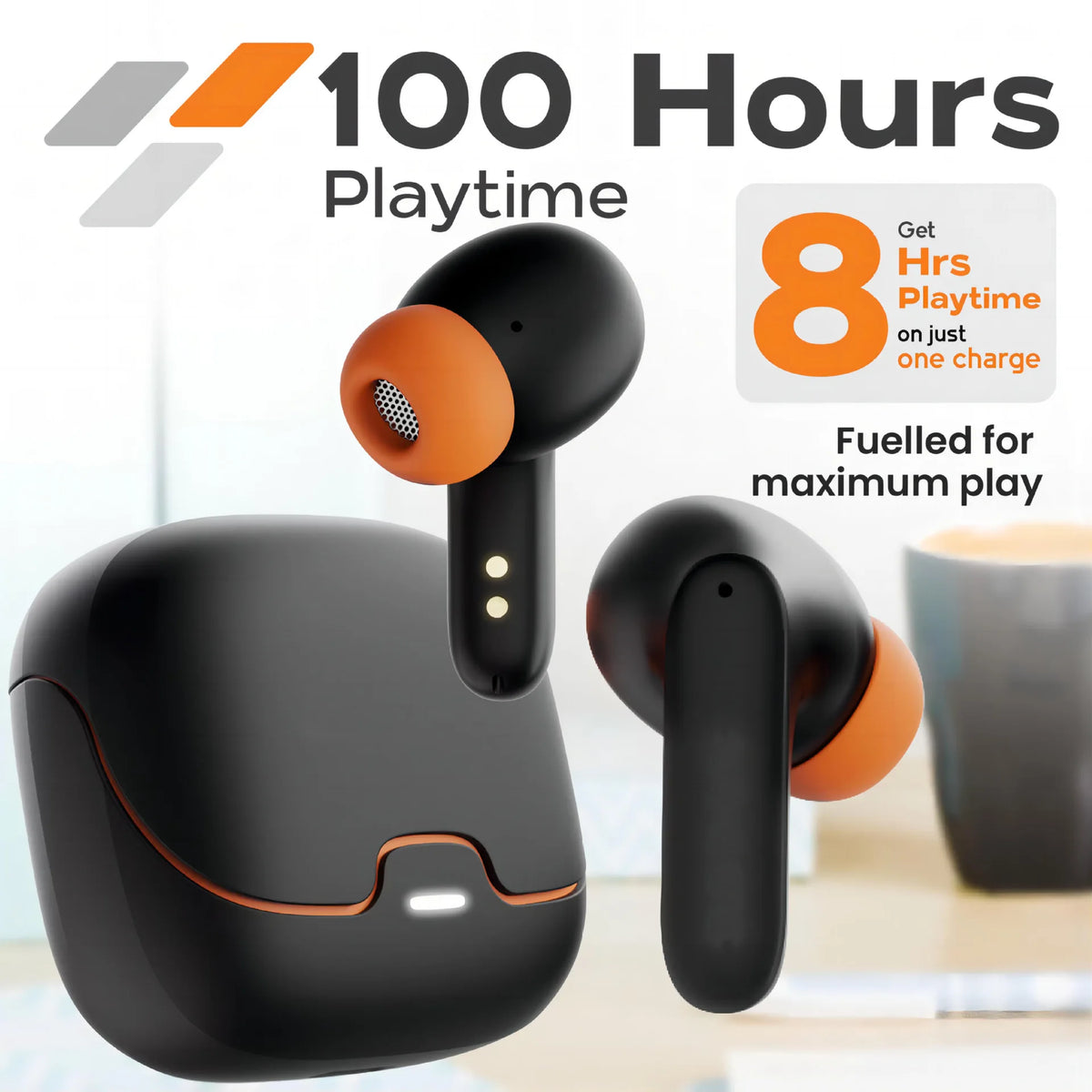 TWS Wireless Earphones 5.4 Bluetooth Ultra-low Latency Dual Microphone ENC Noise Cancelling