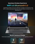CHUWI FreeBook 2-in-1 Laptop IntelN150 13.4'' Touch 2.5K Screen 16GB LPDDR5 RAM 512GB SSD WiFi6 BT5.2 Convenient Office Notebook