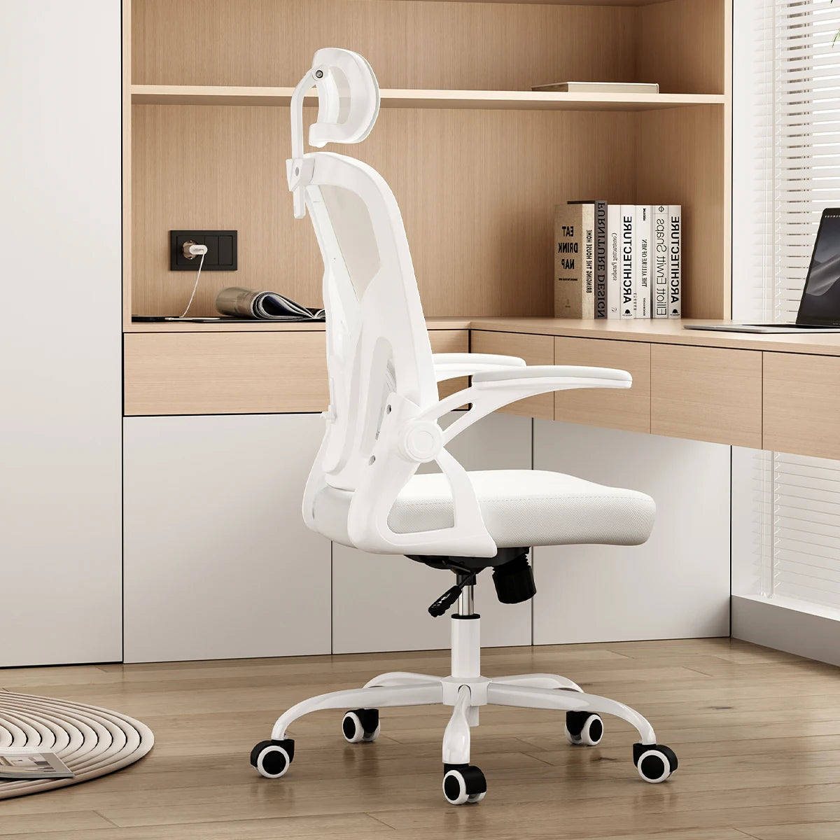 Farini Ergonomic Office Chair, Home Office Desk Chair with Adjustable Lumbar Support, Headrest & Armrest, High Back Computer Chair for Work, Study