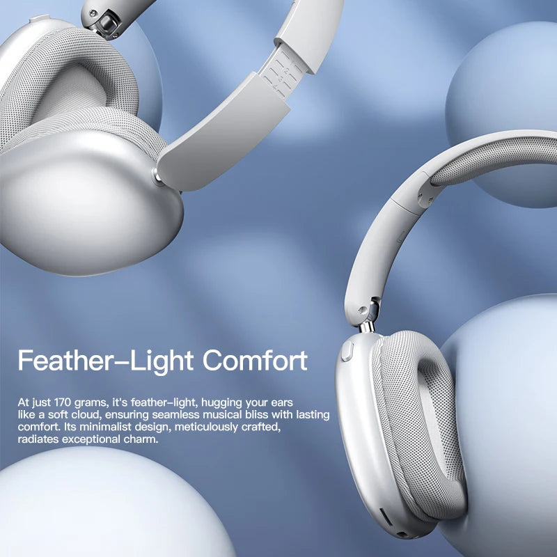 Wireless Bluetooth Headphones Over-Ear, Hi-Res Audio, Sport Headphone, Foldable Stereo, Travel Headphones